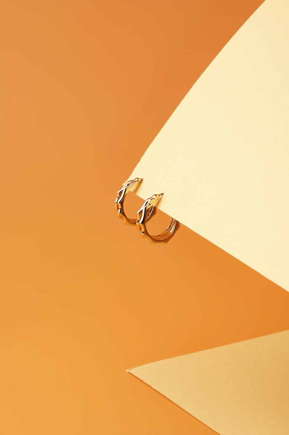 Golden Glow Hoop Earrings