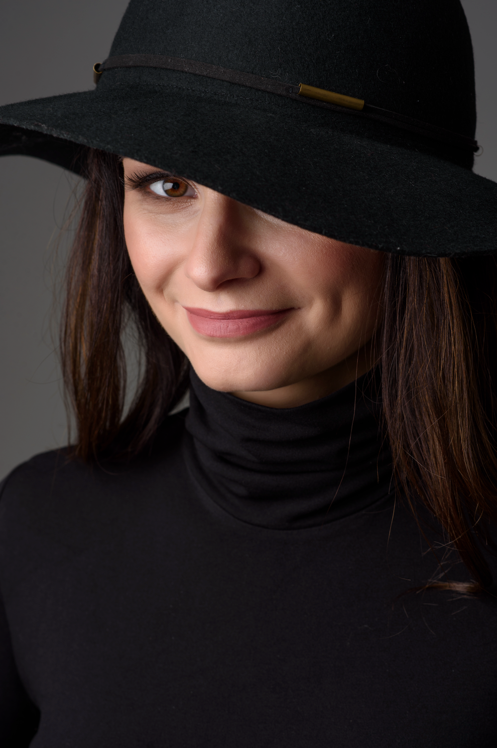 Midnight Chic Black Hat